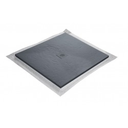 Slate showertray with square grid