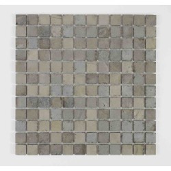 Mosaique pierre naturelle 30 x 30 cm - 2,5 x 2,5 cm