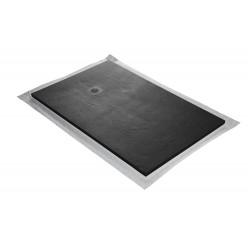 Slate showertray with square grid